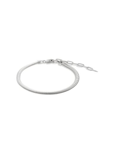 NO MORE grandinėlė ant kojos SNAKE ANKLET SILVER