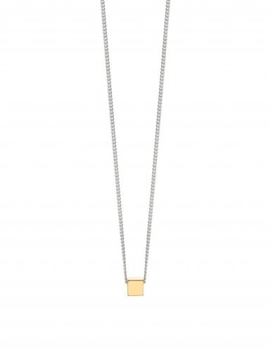 NO MORE kaklo papuošalas BOX NECKLACE NO MORE kaklo papuošalas BOX NECKLACE