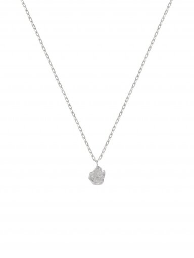 NO MORE kaklo papuošalas RAW NECKLACE SILVER, 50