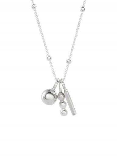 NO MORE kaklo papuošalas DESTINATIONS NECKLACE SILVER