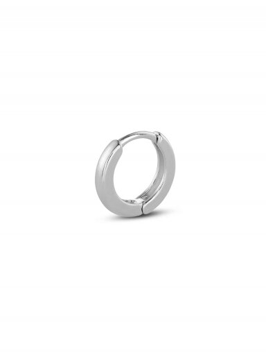 NO MORE  sidabriniai auskarai  MINI HOOPS SILVER