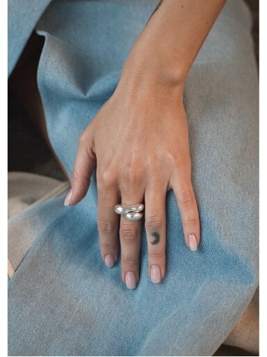 NO MORE  sidabrinis žiedas MAMMATUS RING SILVER