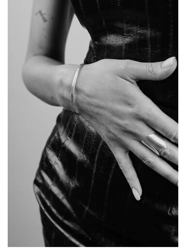 NO MORE  žiedas BOLD BLAST MULTISIZE RING SILVER