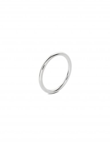 NO MORE  žiedas PLAIN RING SILVER