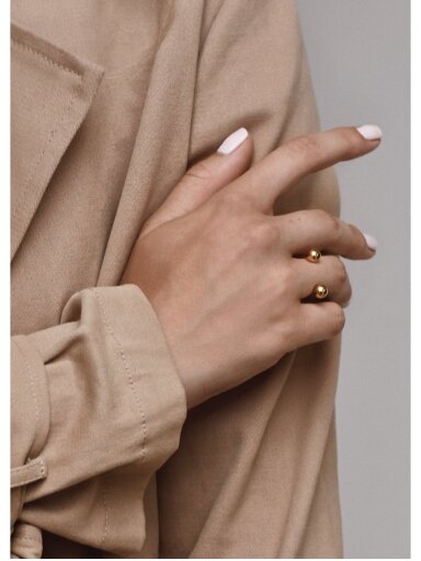 NO MORE žiedas MINI BOMB MULTISIZE RING GOLD NO MORE žiedas MINI BOMB MULTISIZE RING GOLD