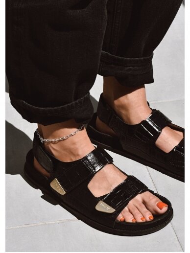 NO MORE grandinėlė ant kojos PAPER CLIP ANKLET SILVER 2 NO MORE grandinėlė ant kojos PAPER CLIP ANKLET SILVER 2