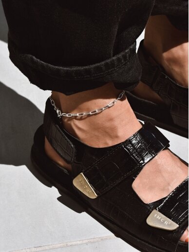 NO MORE grandinėlė ant kojos PAPER CLIP ANKLET SILVER 1 NO MORE grandinėlė ant kojos PAPER CLIP ANKLET SILVER 1