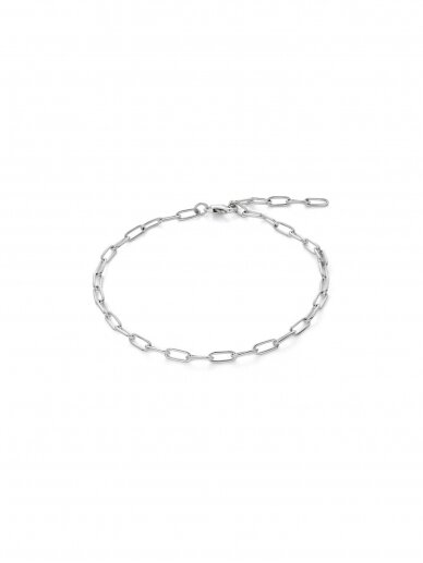 NO MORE grandinėlė ant kojos PAPER CLIP ANKLET SILVER NO MORE grandinėlė ant kojos PAPER CLIP ANKLET SILVER