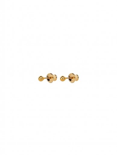NO MORE auskarai PIN UP EARRINGS GOLD NO MORE auskarai PIN UP EARRINGS GOLD
