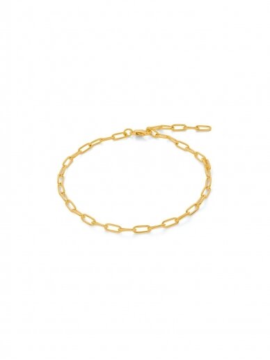 NO MORE grandinėlė ant kojos PAPER CLIP ANKLET GOLD NO MORE grandinėlė ant kojos PAPER CLIP ANKLET GOLD