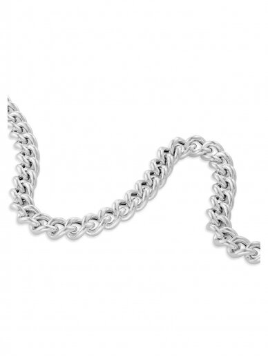 NO MORE kaklo papuošalas CHUNKY NECKLACE SILVER 5 NO MORE kaklo papuošalas CHUNKY NECKLACE SILVER 5
