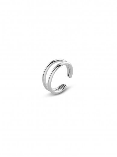 NO MORE RIPPLES EAR CUFF SILVER auskaras NO MORE RIPPLES EAR CUFF SILVER auskaras