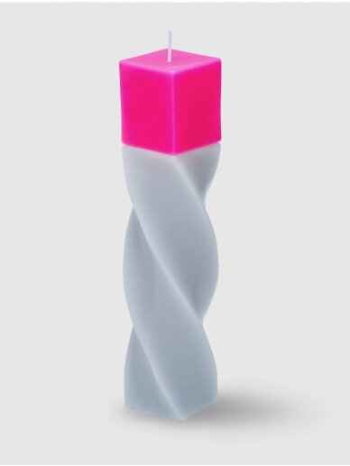 OOGNIS unikalaus dizaino sojų vaško žvakė - pink
