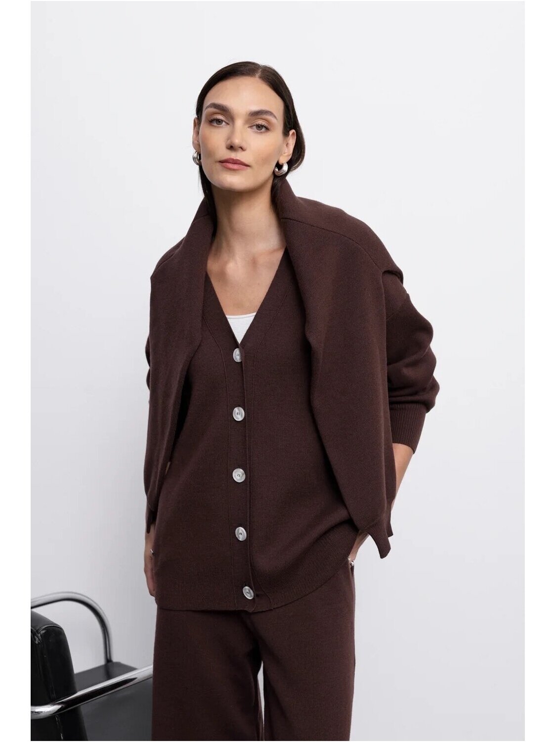 ROBI AGNES RUDAS MERINO VILNOS KOSTIUMĖLIS PAULINE 3 ROBI AGNES RUDAS MERINO VILNOS KOSTIUMĖLIS PAULINE 3