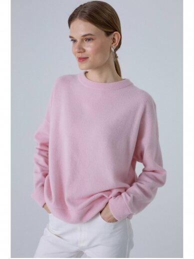 ROBI AGNES   kašmyro rožinis megztinis Aimi