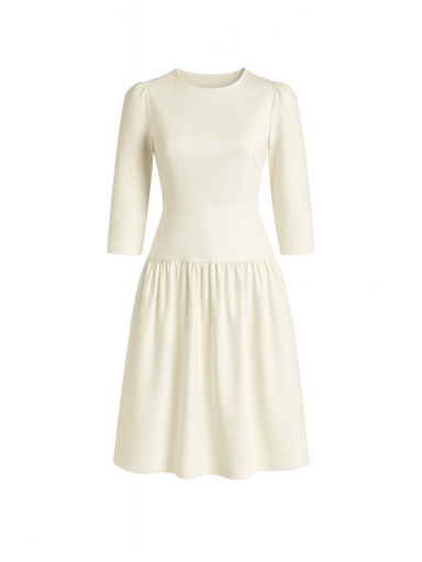 Shopytė balta mini suknelė
