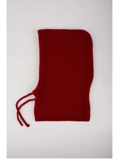 VILNOS NAMAI KAŠMYRO IR MERINO VILNOS BALAKLAVA DULKSNA raudona 1 VILNOS NAMAI KAŠMYRO IR MERINO VILNOS BALAKLAVA DULKSNA raudona 1