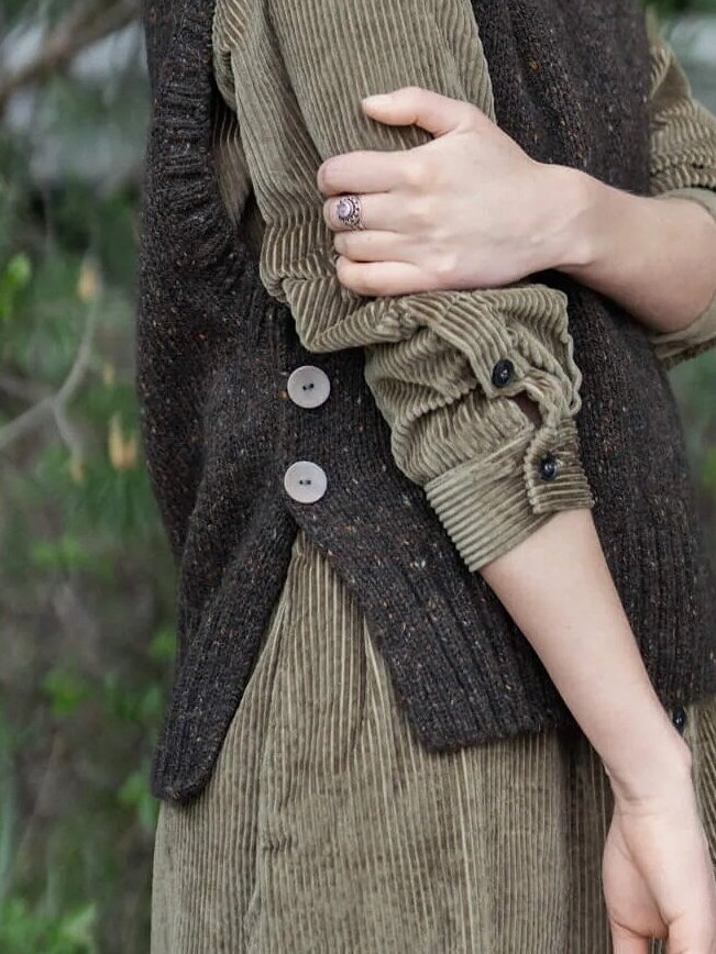 WOOL HOUSE MOHAIR & MERINO WOOL TWEED VEST GABBI 3 WOOL HOUSE MOHAIR & MERINO WOOL TWEED VEST GABBI 3