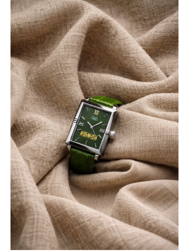 WATCHMAKER VISMANTAS moteriškas laikrodis "KAD GIRIA ŽALIUOTŲ" 2 WATCHMAKER VISMANTAS moteriškas laikrodis "KAD GIRIA ŽALIUOTŲ" 2